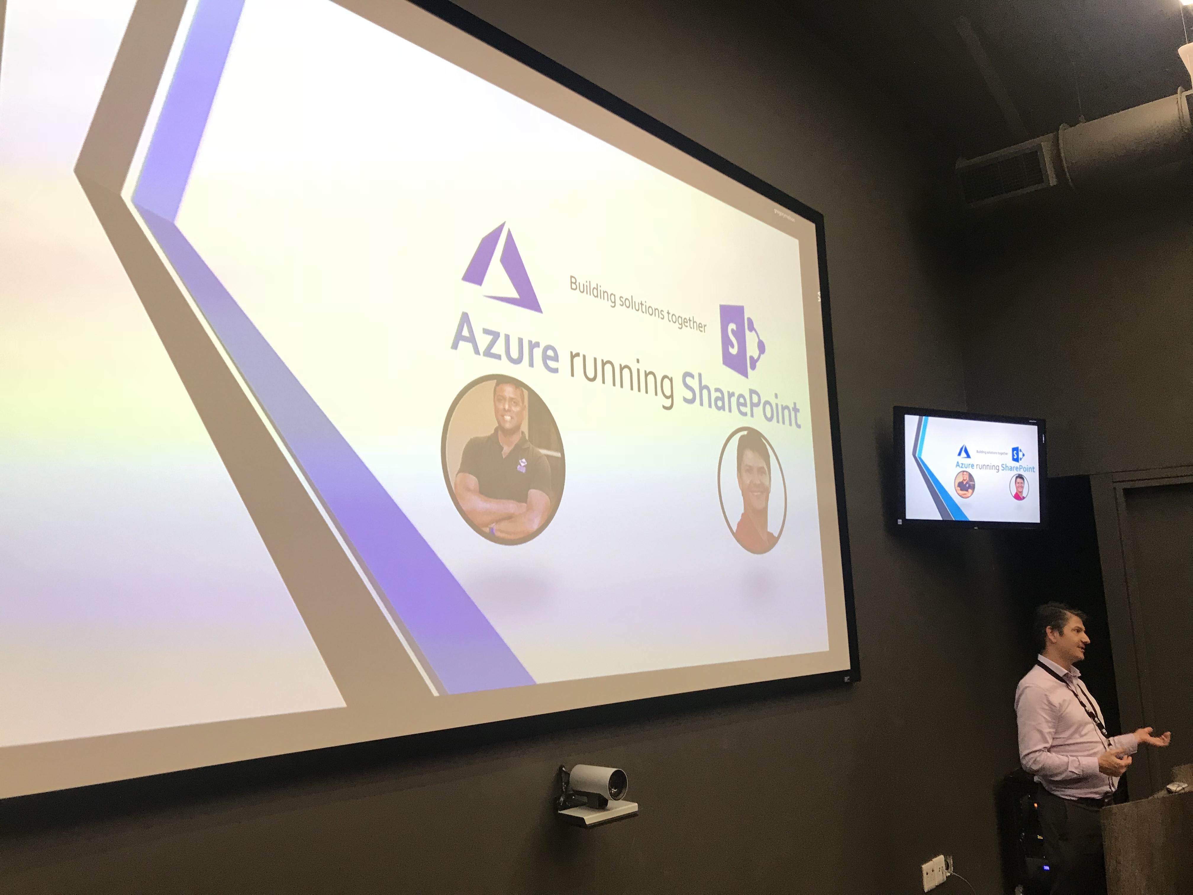 Microsoft Azure running SharePoint Servers